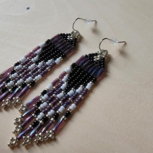 One of a kind fringe earrings!