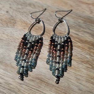 One of a kind fringe earrings!