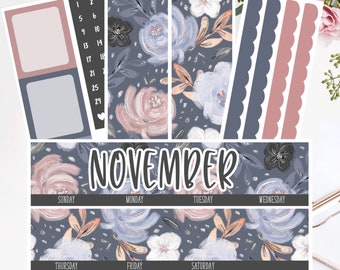 EC 7x9 NOVEMBER Monthly Kit | Planner Stickers |  2033