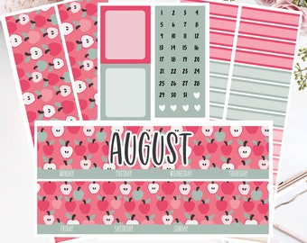 EC 7x9 AUGUST Monthly Kit | Planner Stickers |  2035