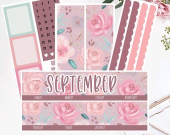 EC 7x9 SEPTEMBER Monthly Kit | Planner Stickers |  2025