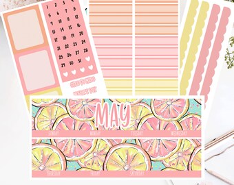 EC 7x9 MAY Monthly Kit | Planner Stickers |  2008