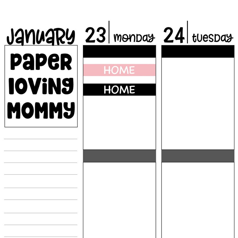 HOME Headers Planner Stickers 0766 image 3