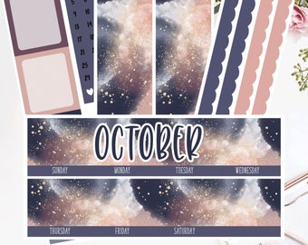 EC 7x9 OCTOBER Monthly Kit | Planner Stickers |  2027