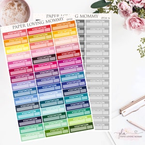 Appointment Tracker Planner Stickers image 9