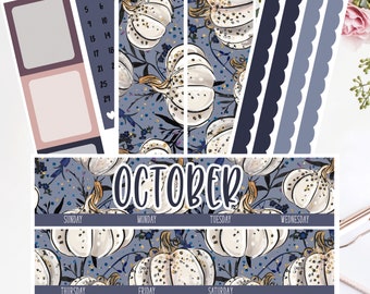 EC 7x9 OCTOBER Monthly Kit | Planner Stickers |  2029