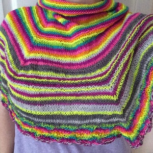 KNITTING PATTERN Scrappy or Not-So-Scrappy Shawl image 1