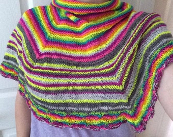 KNITTING PATTERN - Scrappy (or Not-So-Scrappy) Shawl