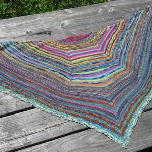 KNITTING PATTERN Scrappy or Not-So-Scrappy Shawl image 2