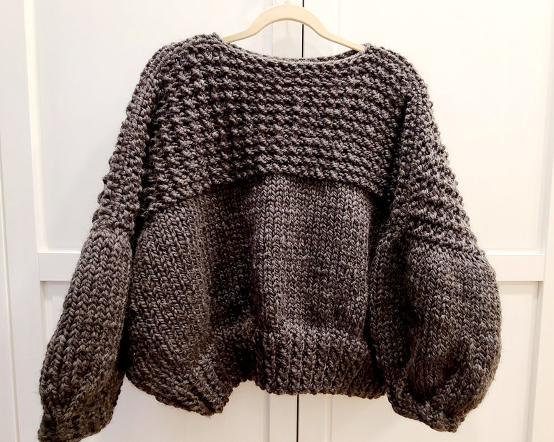 KNITTING PATTERN Of A Piece Sweater image 2