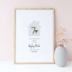 Our First Home Print | Housewarming Gift | New Home Gift | First Home Gift | Personalised New Home Gift | First Home | Home Prints