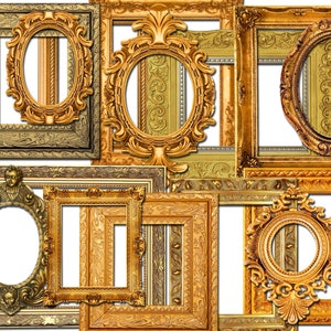 Cornice digitale, Vintage Gold Frames, Vintage Frames, Cornici clipart, Shabby vintage, Golden frame, Vintage Clip Art Acquista 2 Ottieni 1 GRATIS