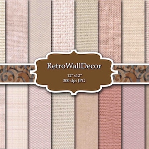 Burlap digital paper, digital fabric textures, digital linen background, beige burlap, beige linen texture, beige fabric Buy 2 Get 1 FREE