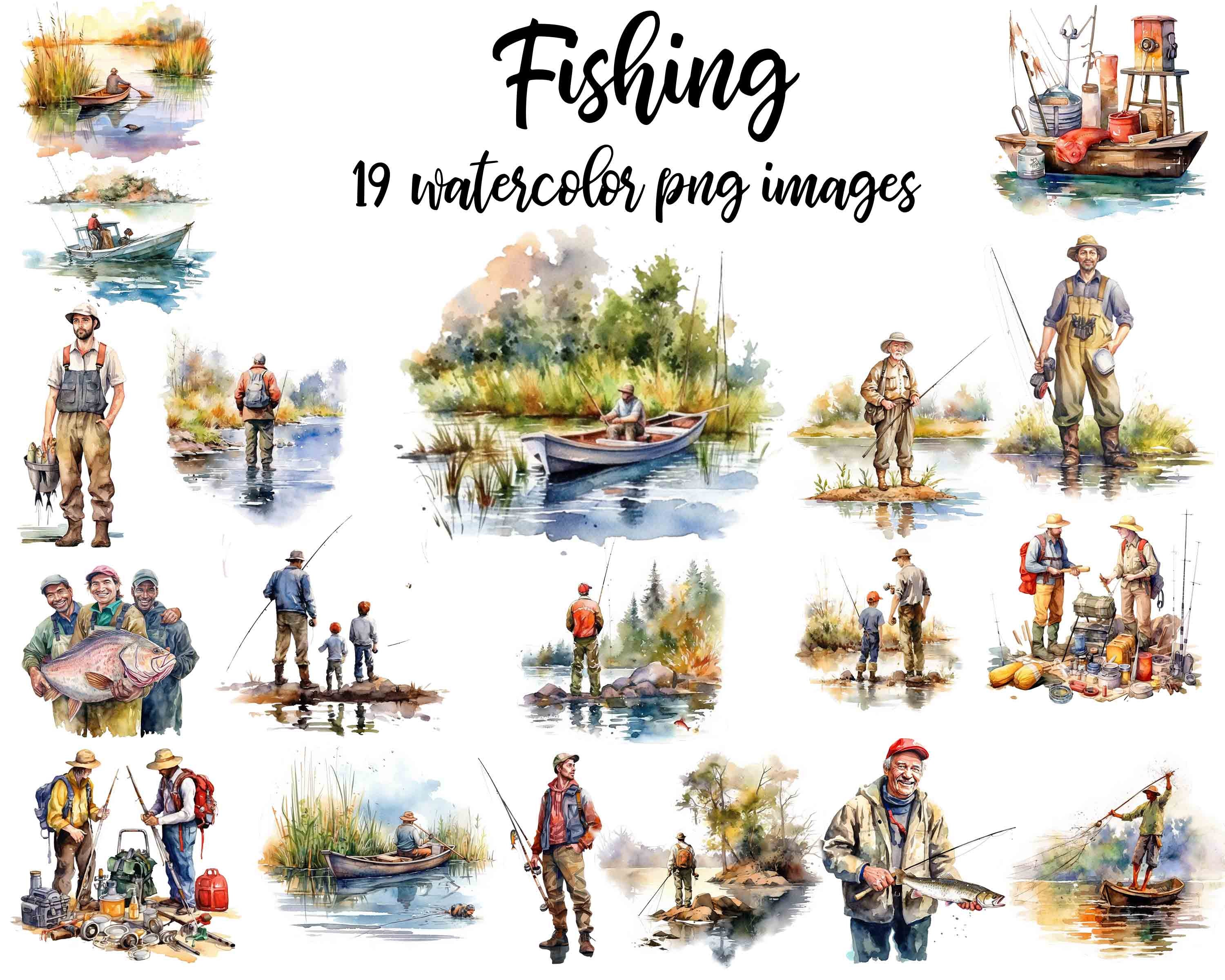 Fishing Illustration -  Australia