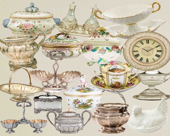 Vintage Kitchen Clip Art Kitchen Clipart Kitchen Clip Art Etsy