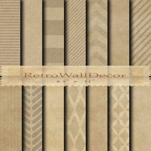 Textura de papel Kraft, papel Kraft para scrapbook, papel Kraft digital, papelão, papel digital bege Fundo Kraft Papel de textura Kraft 8,5x11