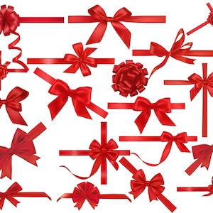 Christmas wrapping ribbon with holly red Vector Image