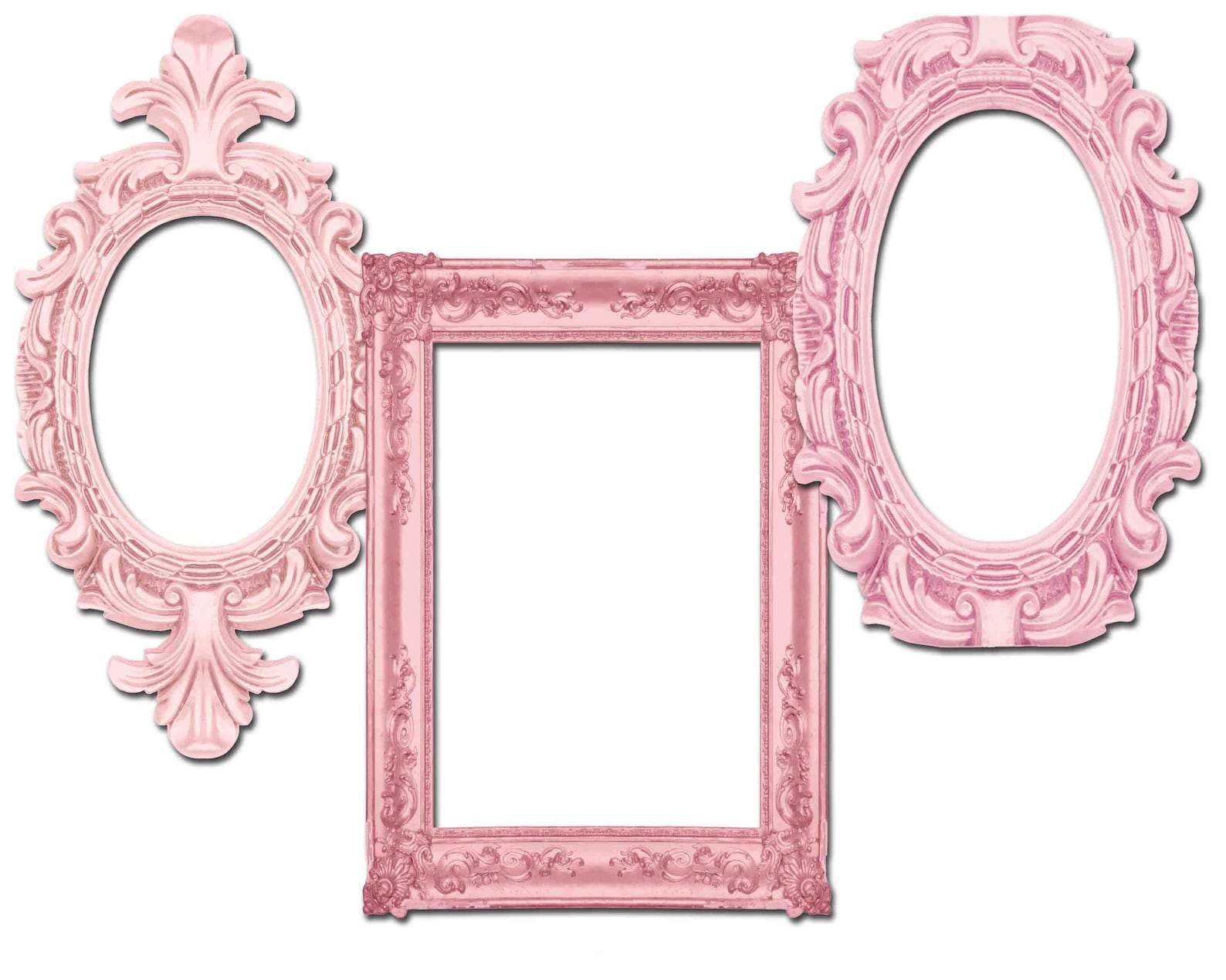 Digital frame Vintage Pink Frames Vintage Frames Frames Etsy