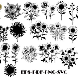 Atemberaubende Sonnenblumen-Silhouetten, handgefertigte Wandkunst, verleiht Ihrem Zuhause einen Hauch von Natur, tolles Geschenk für Pflanzenliebhaber
