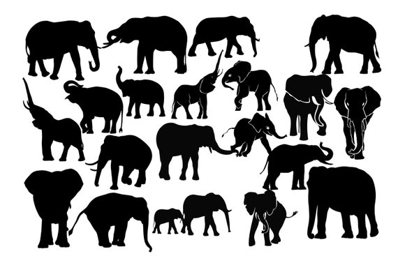 Download Elephant Silhouette Elephant Clipart Animal Clip Art Wild ...