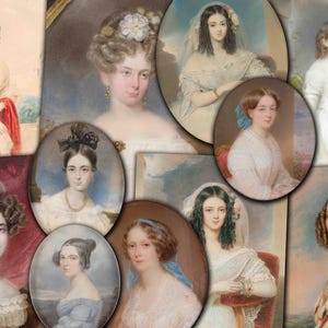 Miniature Printables Vintage Women