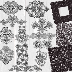 Spitze Clipart, digitale Spitze, Spitzentextur, Shabby Chic-Spitze, Scrapbooking-Spitze, Vintage-Spitzenmuster, Hochzeitsspitze Kaufen 2 und erhalten 1 GRATIS