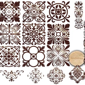 Antique Patterns, Vintage Ornaments Clip Art, Antique Ornaments, Swirls , Curls , Ornaments Clip Art, Decorative Ornaments Buy 2 Get 1 FREE