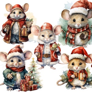 Christmas Clip Art, Christmas Mouse, Christmas Mouse PNG, Xmas Mouse ...