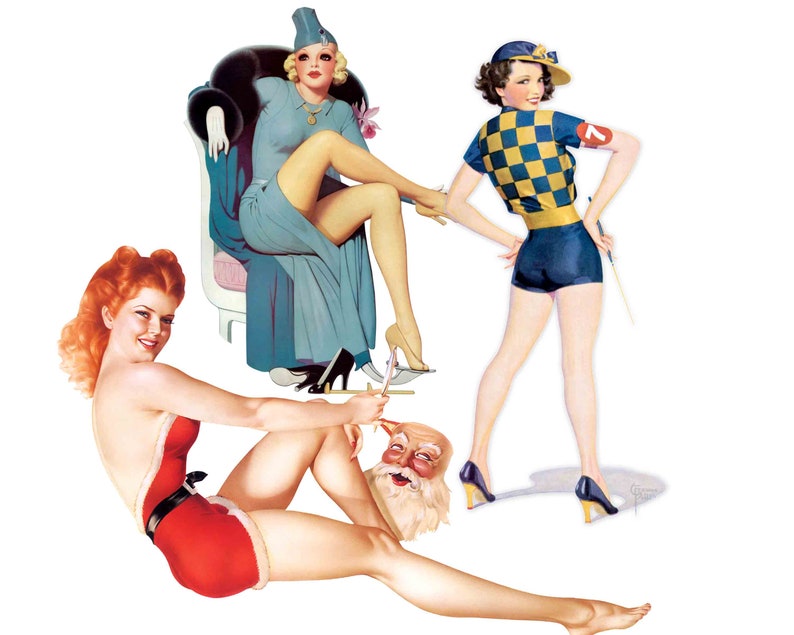 Pin Up Girls Clipart 50s Image 1950s Retro Pin Up Retro clipart Retro Images vintage ephemera 1950s Lifestyle Buy 2 Get 1 FREE