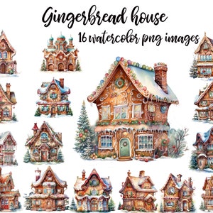 Peperkoekhuis, kerstkoekjes, peperkoekkoekje, kerst clipart, gemberkoekje afbeelding, kerstdecor KOOP 2 GET 1 GRATIS
