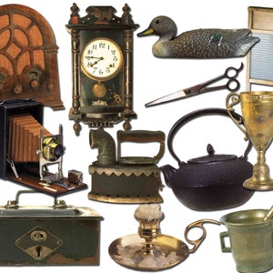Vintage Clipart, Furniture clip art, Vintage Furniture, Antique Furniture Clipart, Vintage Camera, Old Items, Vintage Radio, Printable art
