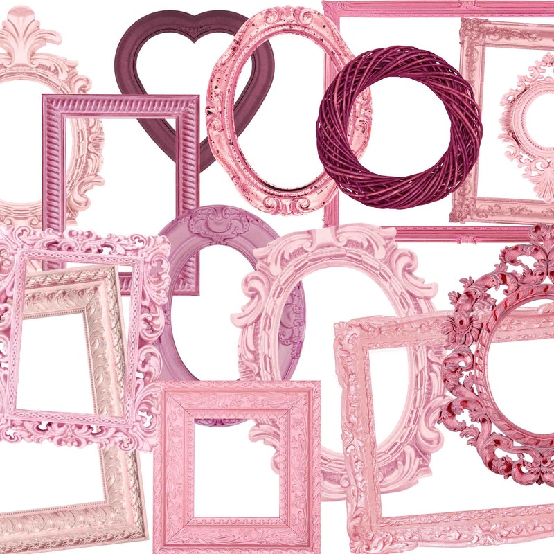 Pink Picture Frames - Etsy UK