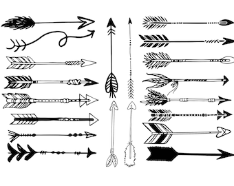 Arrow Svg, Arrow Clipart, Arrow Silhouette, Arrow Svg File, Arrow Digital Cutting File, Arrow Svg Bundle, Arrow Svg Cut Buy 2 Get 1 FREE