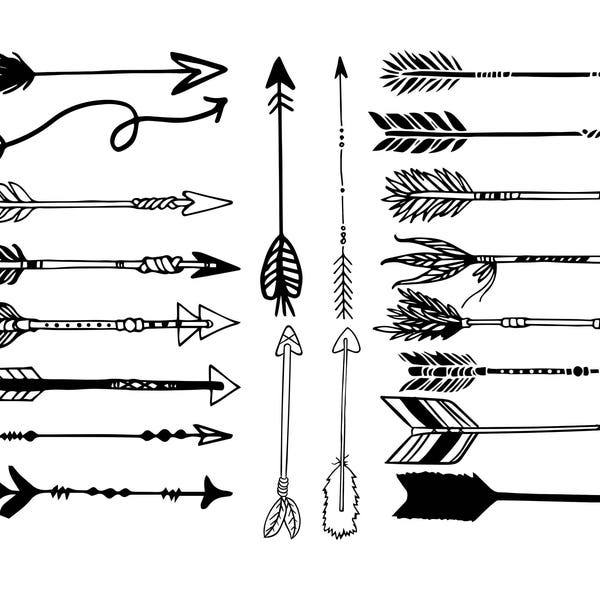 Arrow Svg, Arrow Clipart, Arrow Silhouette, Arrow Svg File, Arrow Digital Cutting File, Arrow Svg Bundle, Arrow Svg Cut Buy 2 Get 1 FREE