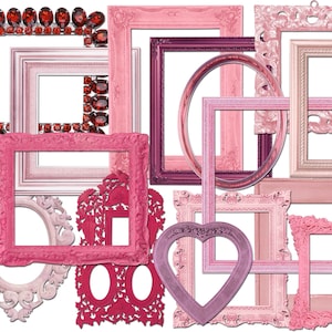 Digitaler Rahmen, Vintage Rosa Rahmen, Vintage Rahmen, Rahmen Clipart, Shabby vintage, Rosa Rahmen, Vintage Clip Art Kaufen 2 Get 1 FREE