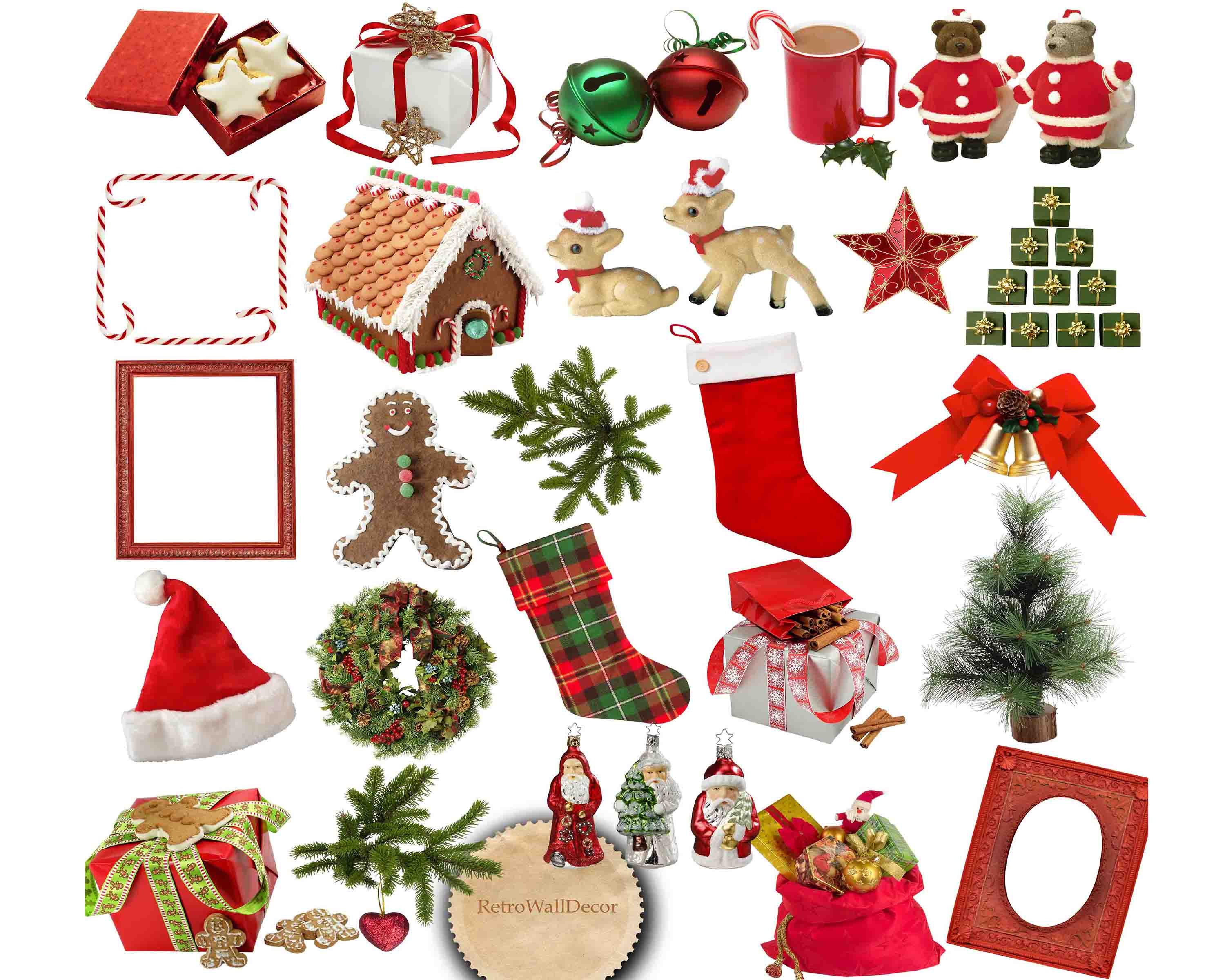 Christmas Clip Art Christmas Gifts Christmas Clipart - Etsy