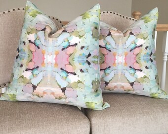 Laura Park fabric Martini Olive Pillow Cover