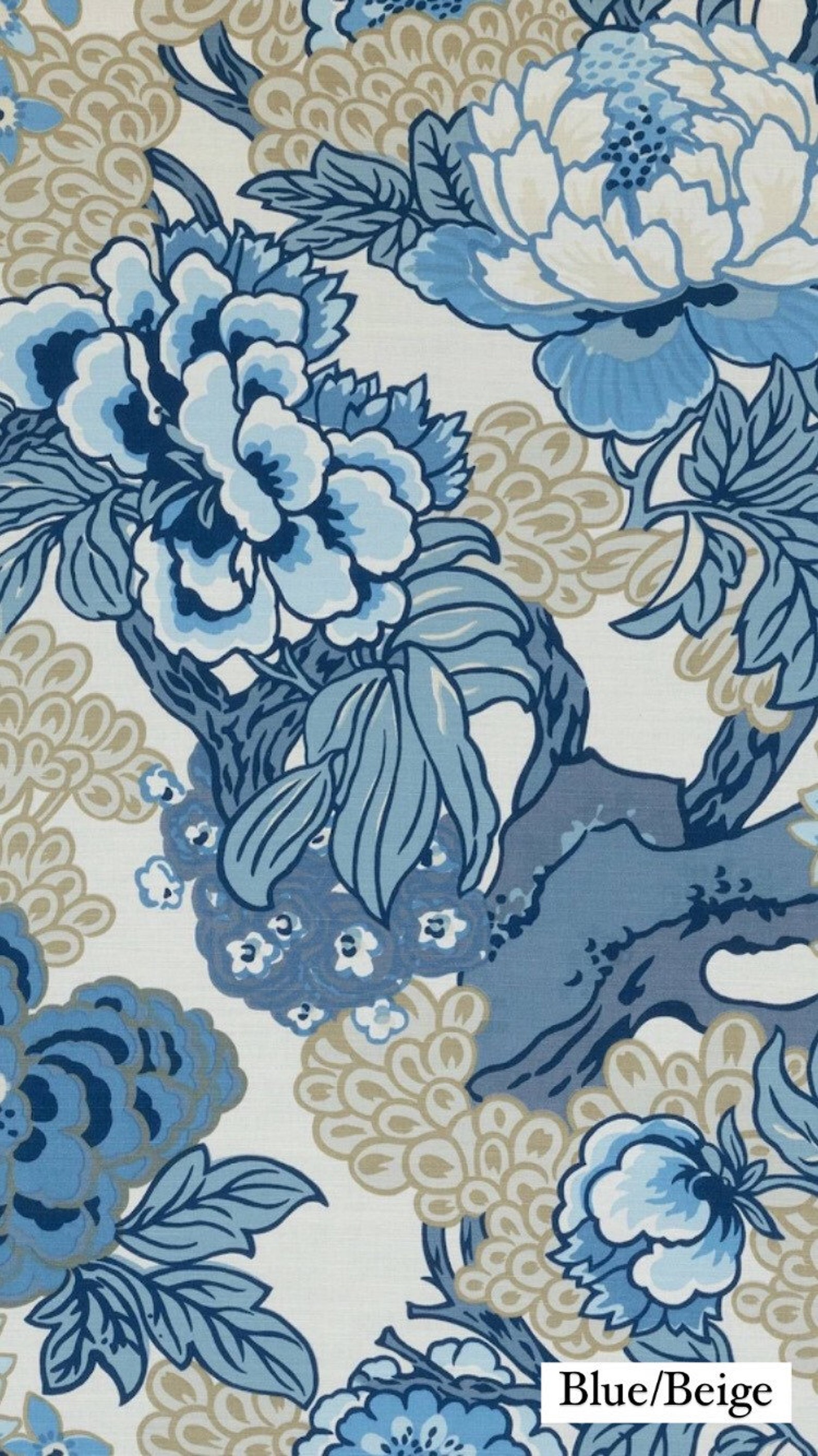 Thibaut Honshu Bolster in Coral/ Robin's Egg/ Navy/ Blue Etsy