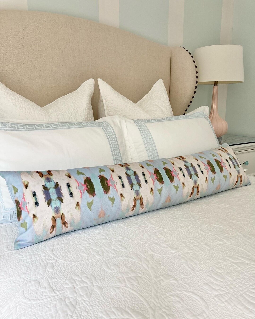 ONE Custom Laura Park Lumbar Summer Garden Pillow Cover Faux Etsy