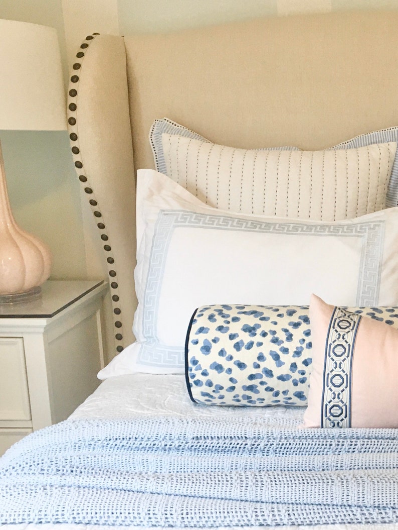 leopard bolster pillow