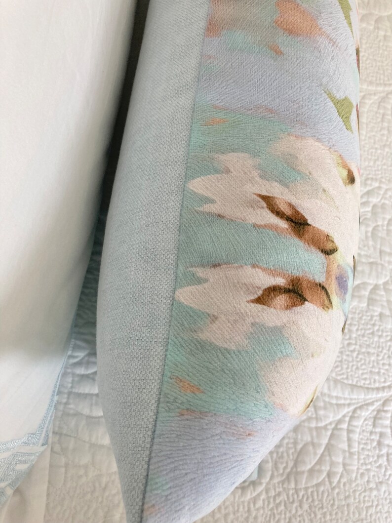 ONE Custom Laura Park Lumbar Summer Garden Pillow Cover Faux Etsy