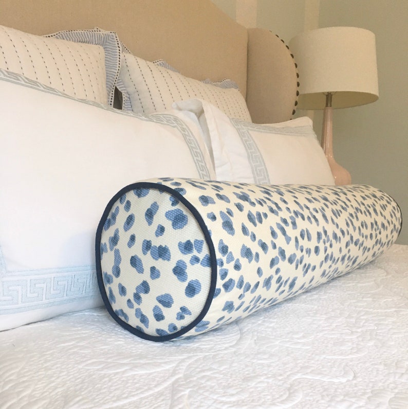 leopard bolster pillow