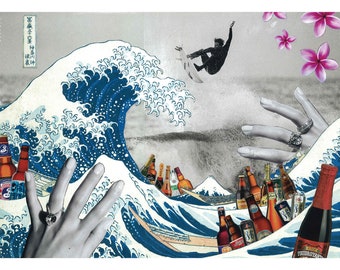 HOKUSAI - art collage