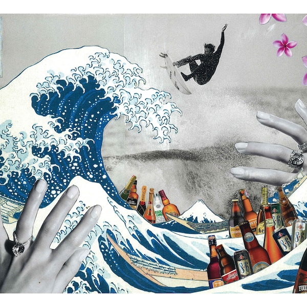 HOKUSAI - art collage