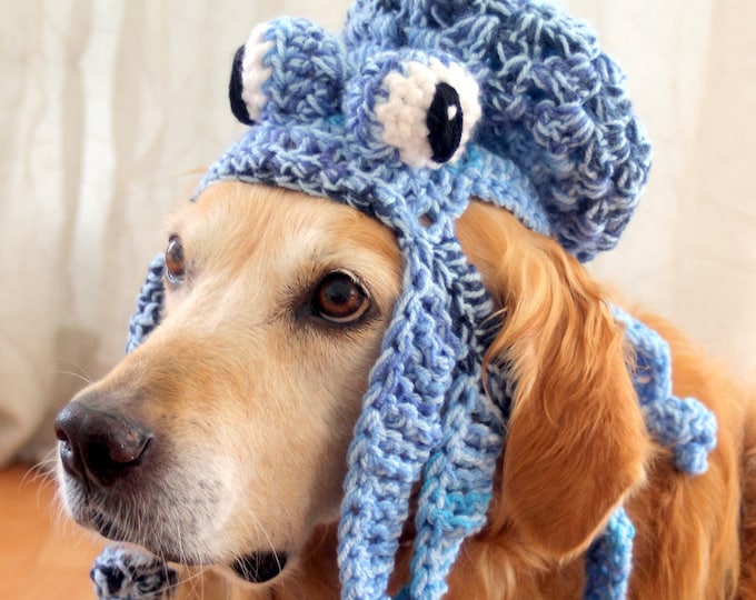 Octopus Hat for Dogs, Kraken Dog Hat, Octopus Dog Hat, Funny Kraken Hat