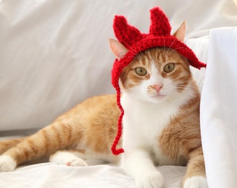 Crochet Pattern: Devil Horn Hat 