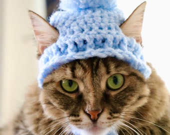 Crochet Cat Hat Pattern, Quick and Easy Crochet Pattern for