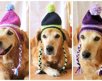 Dog winter hats with ear holes online