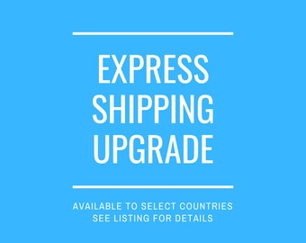 Add Express Shipping to Your Order from Pawsome Crochet (select countries only - does not apply to other Etsy shops)