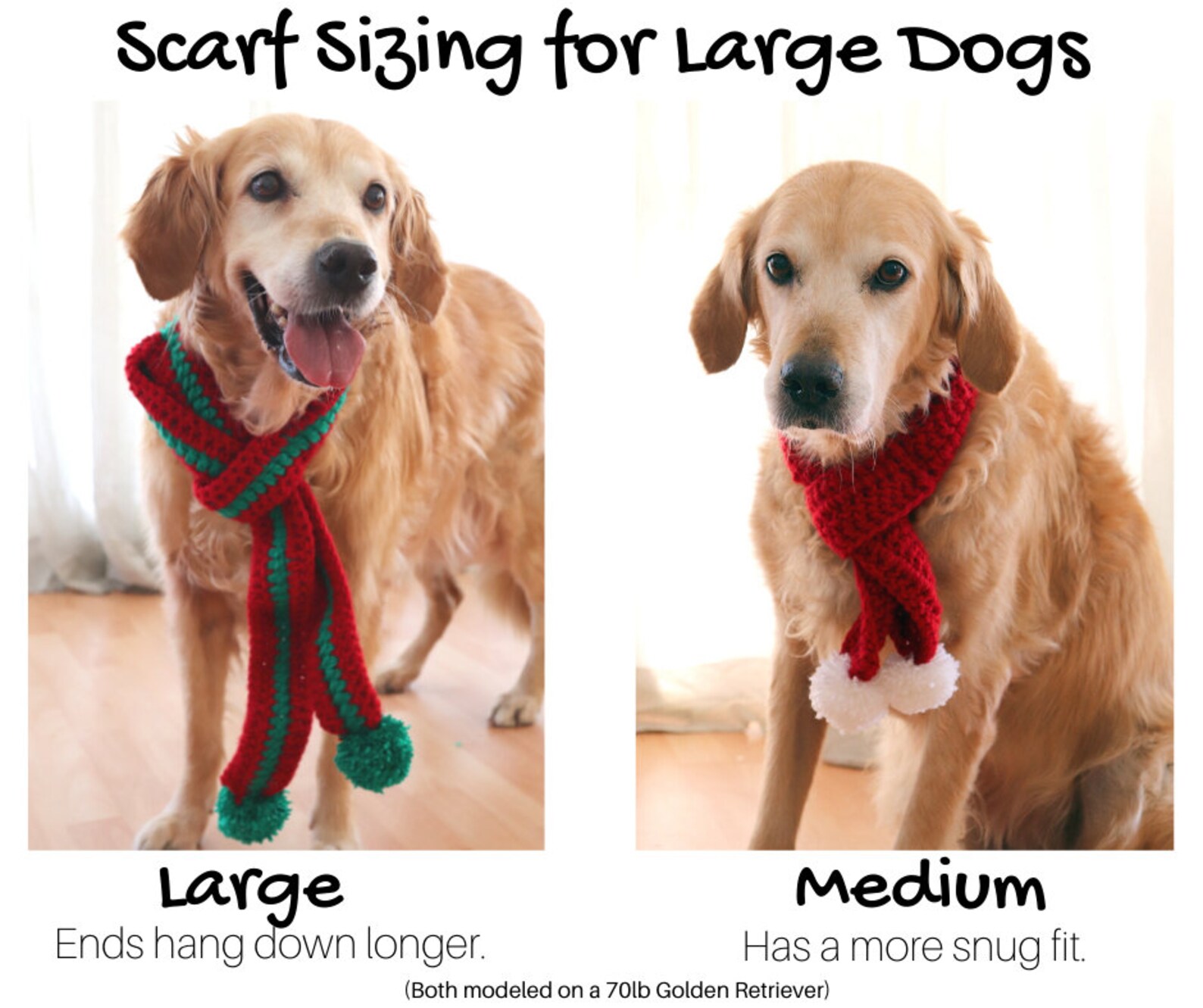 Dog Scarf Christmas Scarf for Dogs Puffball Dog Scarf Etsy